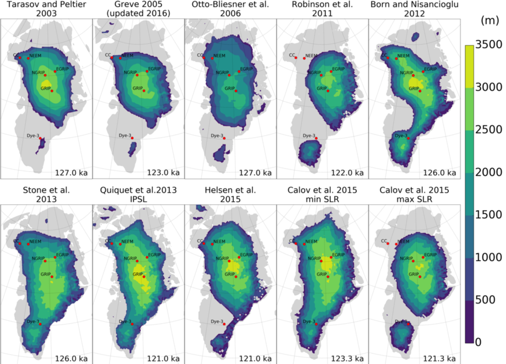 Greenland ice sheet modeling