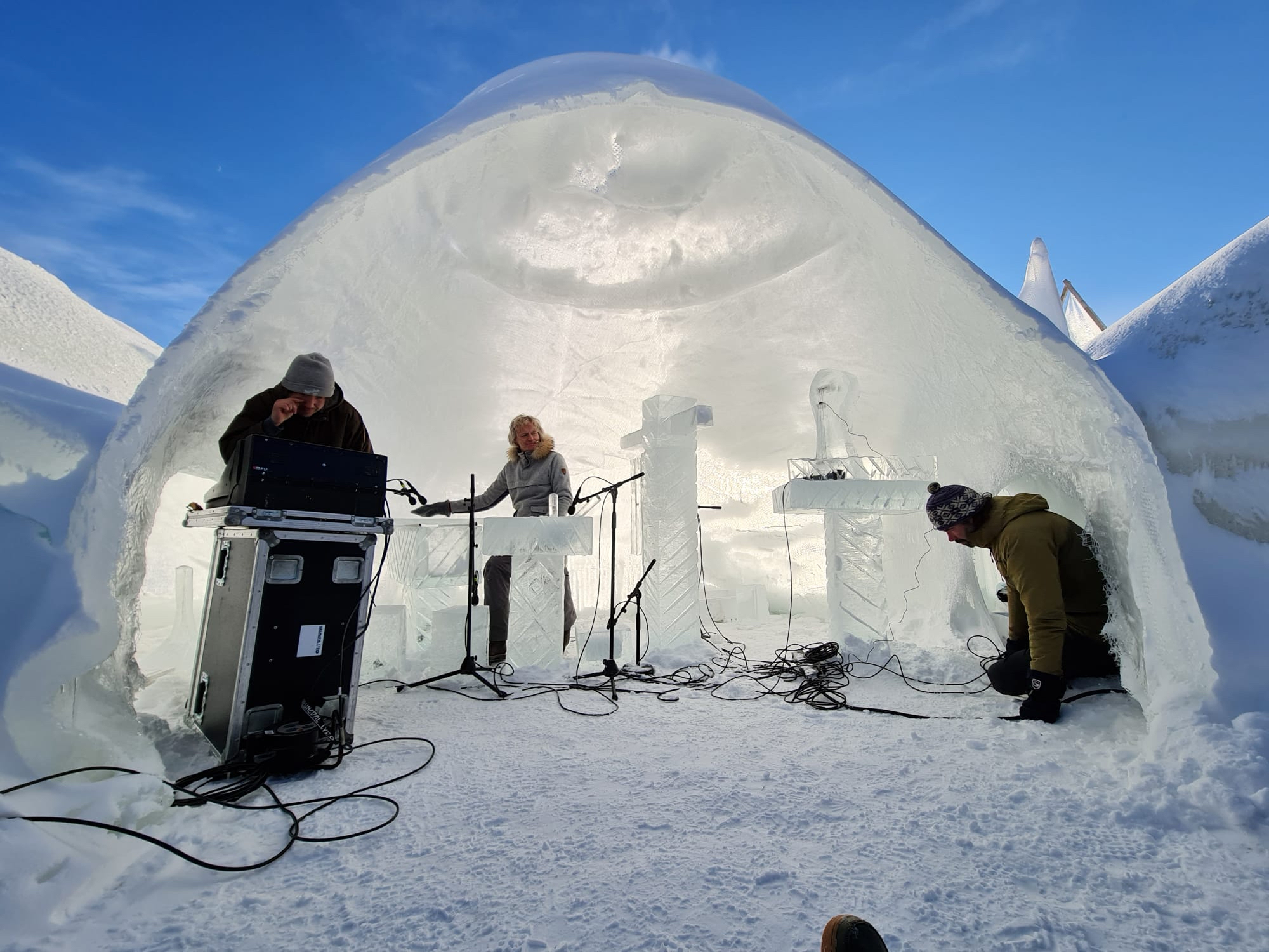 Climate-talk with improvised music