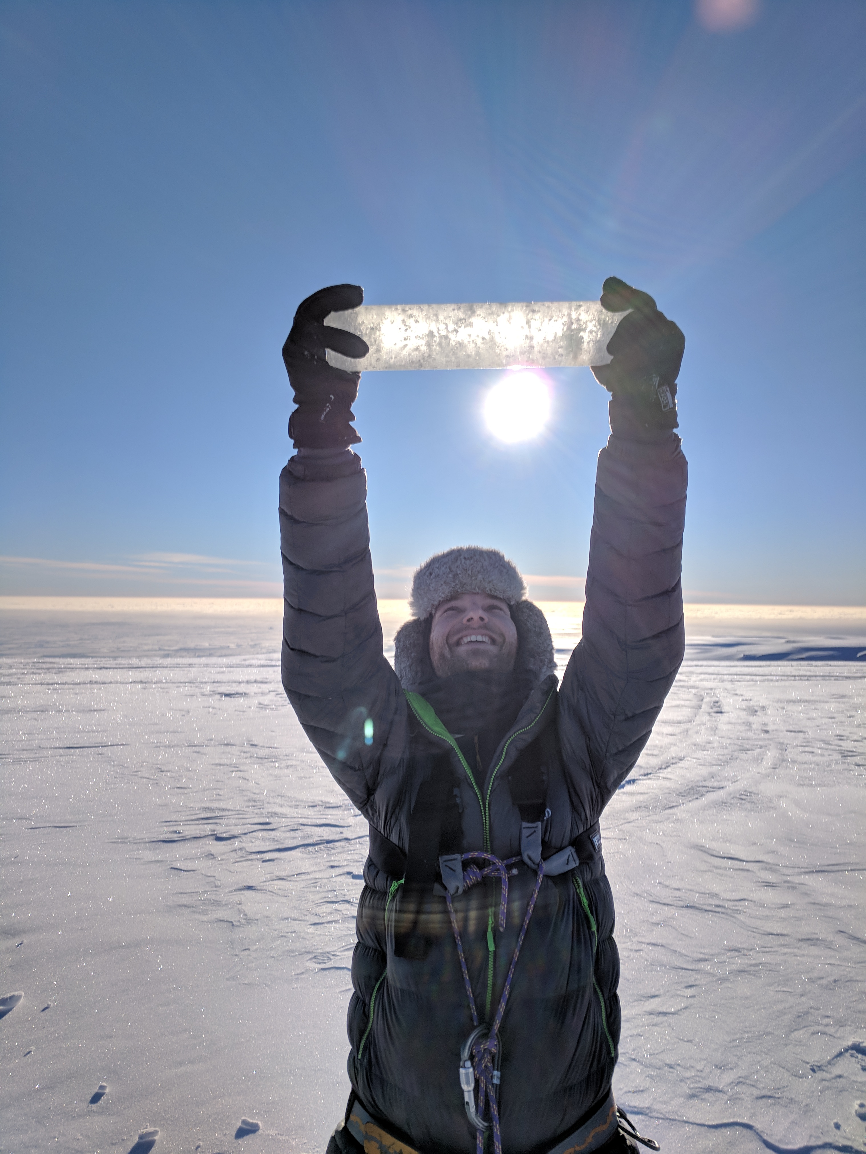 Morven Muilwijk, her frå eit tokt på Grønland. (Foto: Nicholas Rathmann)
