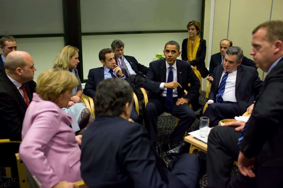 Obama på klimatoppmøtet 2009