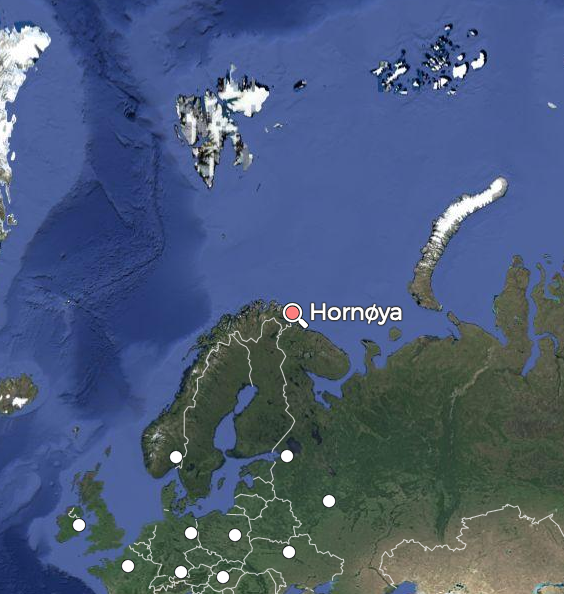 Hornøya map