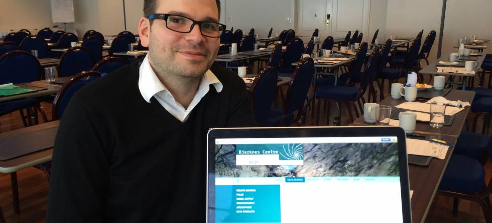 Benjamin Pfeil is happy to launch the new Bjerknes Climate Data Centre. 